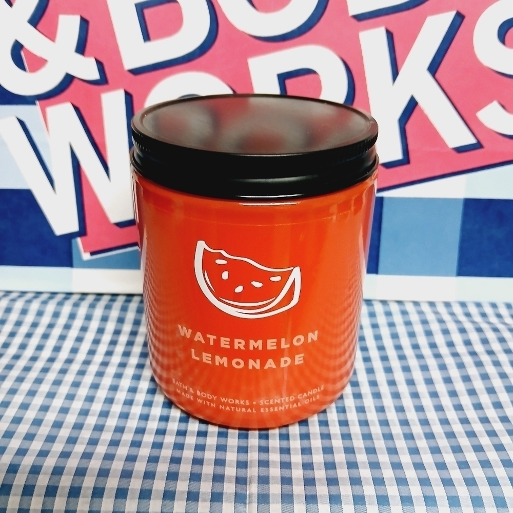 Bath and Body Works Watermelon Lemonade Single Wick Candle